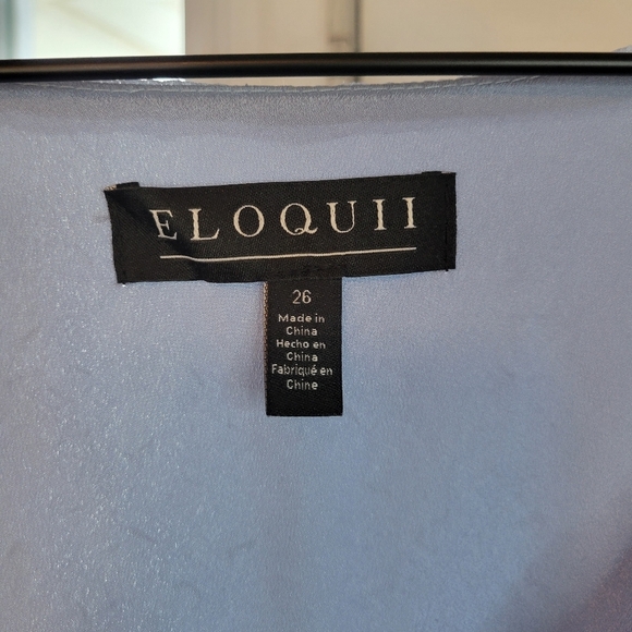 Eloquii Light Blue Midi Dress - Picture 9 of 11